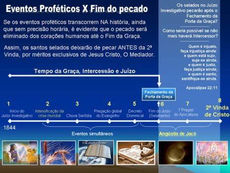 eventos profeticos e fim do pecado