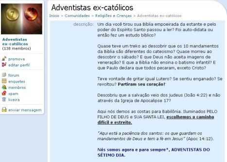 Adventistas Ex Católicos