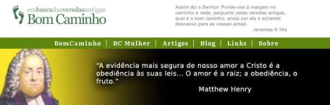 Bom Caminho site