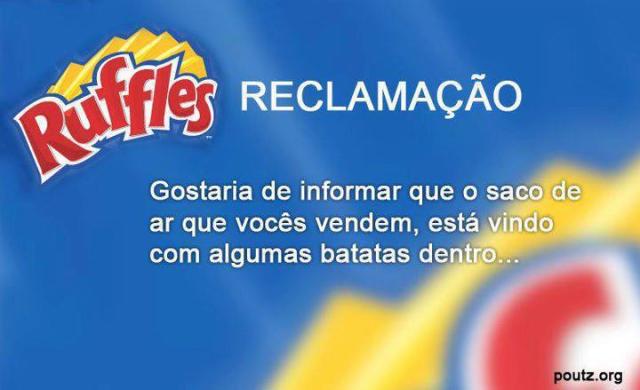 Reclamação contra Ruffles