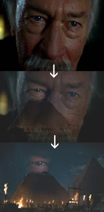 olho no filme lenda do tesouto