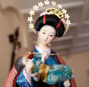 Maria deusa mãe no Japão