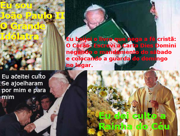 Papa joão paulo idolatria4