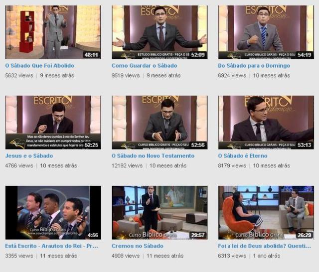 sabado do quarto mandamento videos