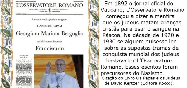 Jornal catolico contra os judeus