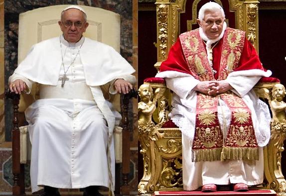 papa francisco trono de ouro