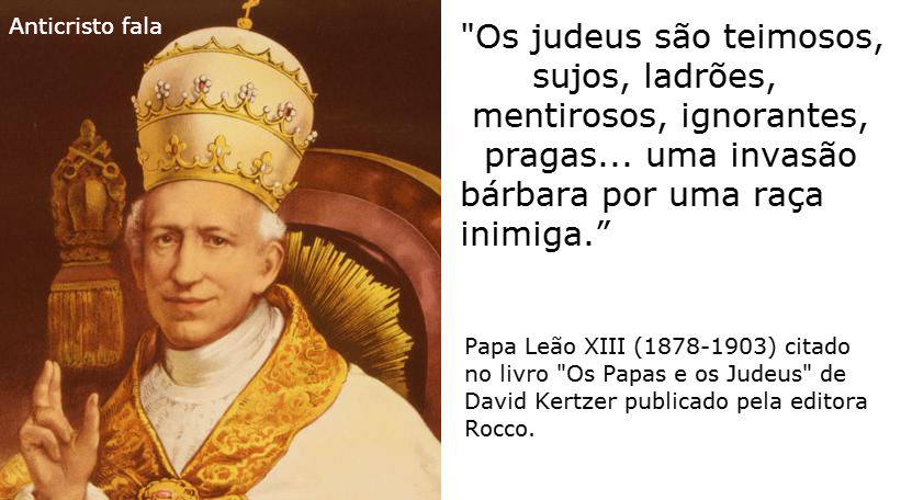 Papa leao xiii contra os judeus