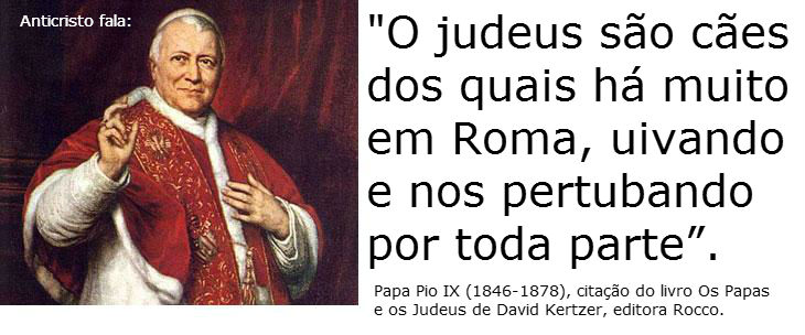 papa pio iX contra judeus