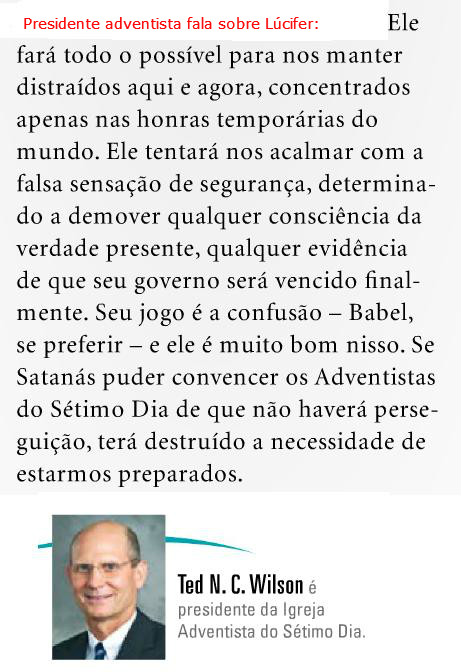 presidente sobre satanas