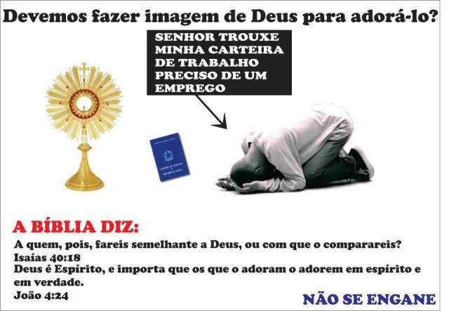 eucaristia idolatria