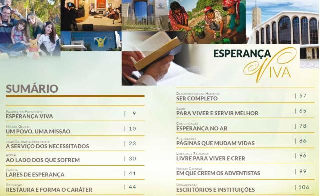esperanca viva 2013 sumario