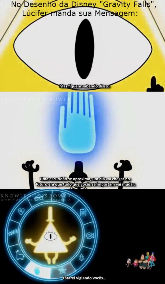 anticristo manda mensagem em desenho