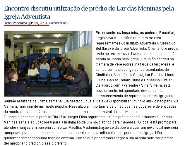 IASD noticia RS