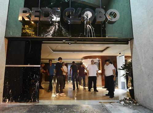 rede globo atacada