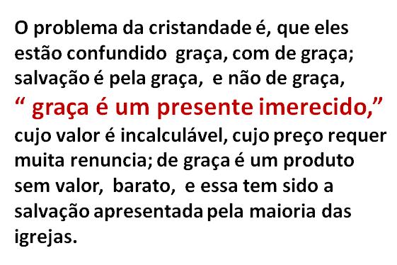 salvacao nao de graca