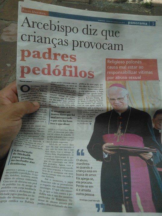 arcebispo pedofilia
