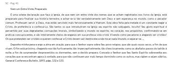 adventistas do reino de sata