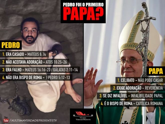 pedro nao foi papa
