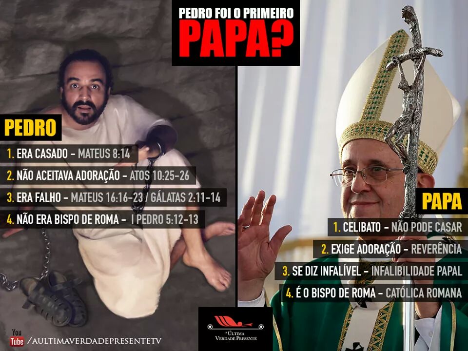 pedro nao foi papa
