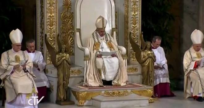 trono do papa