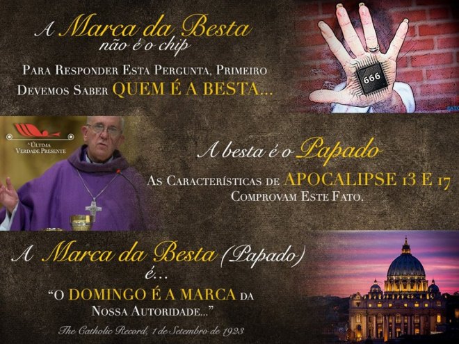 selo de deus e marca papal