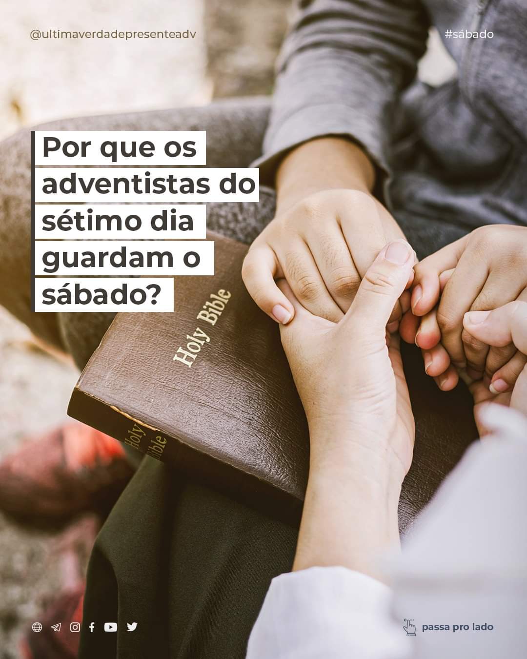 Folheto: Por que os Adventistas guardam o sábado? – Adventismo em Foco